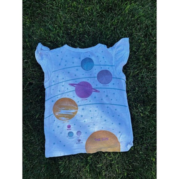 Peek Out of This World Planets Tee Kids Size M 8 T-shirt - Picture 4 of 4